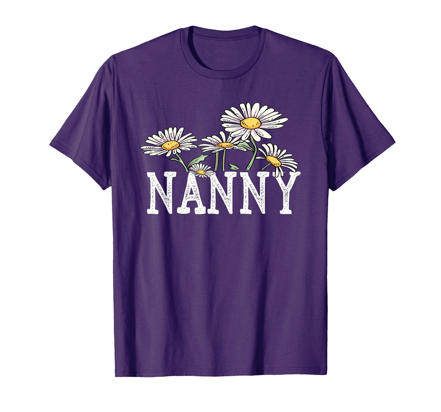 Nanny Floral Chamomile Design Mother's Day Gifts Nanny T-Shirt