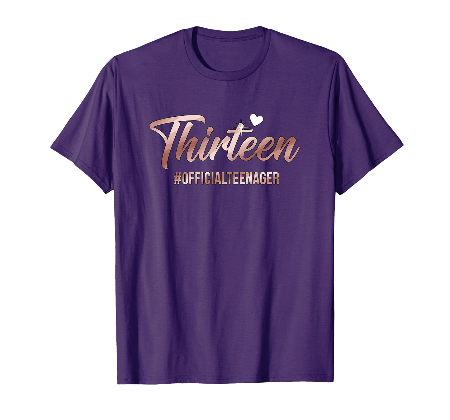 13th Birthday Thirteen Official Teenager Birthday Girl Party T-Shirt