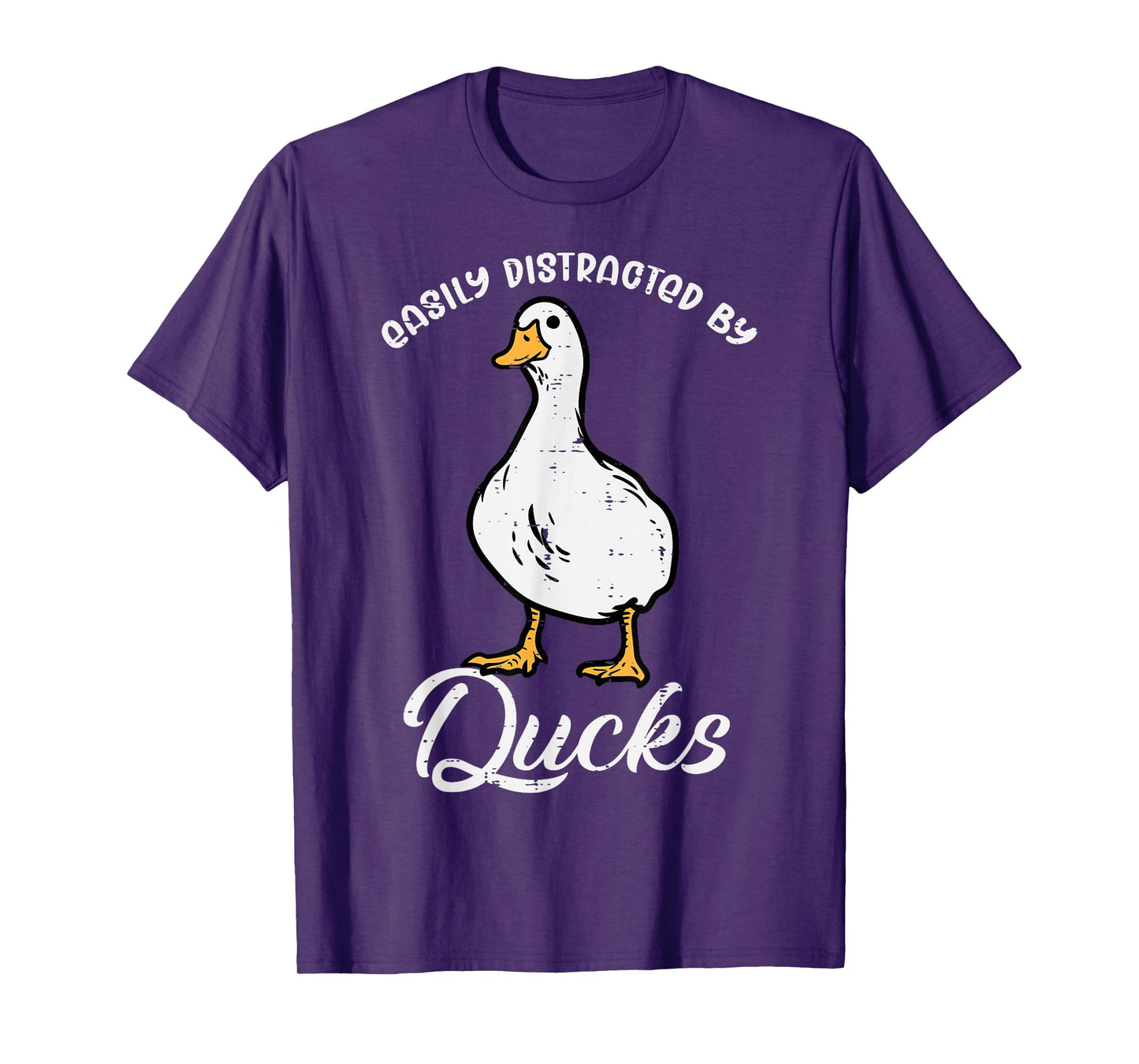 Easily Distracted By Ducks Funny Farmer Hunter Men Women Kid T-Shirt