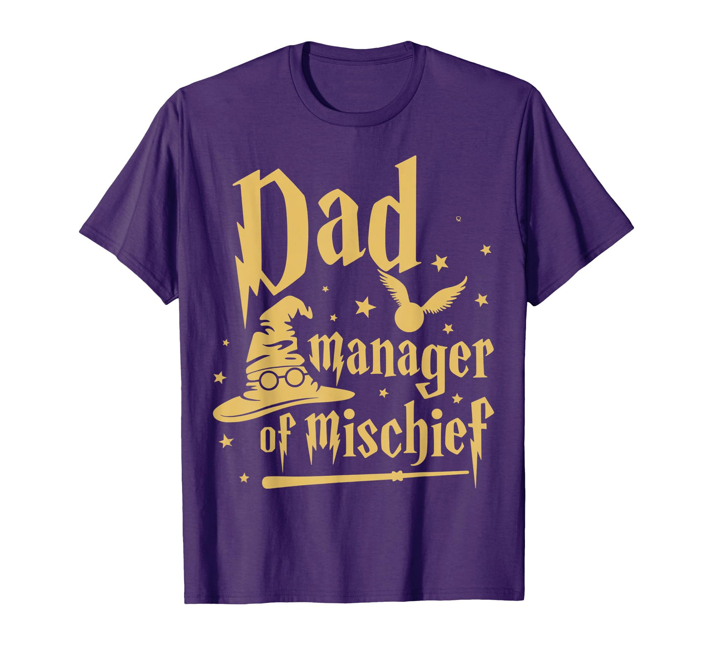 Magical Dad Manager of Mischief Birthday Family Matching T-Shirt