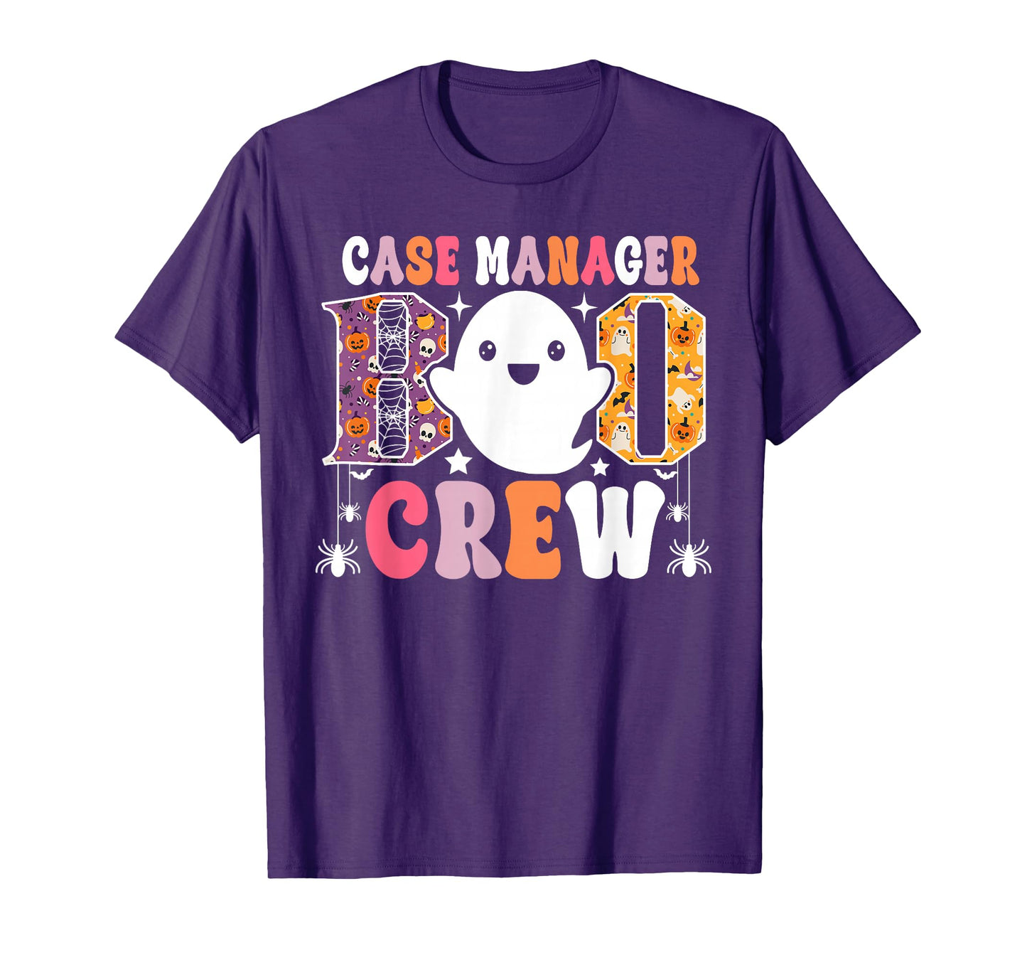 Case Manager Boo Crew Funny Ghost Halloween Costume T-Shirt