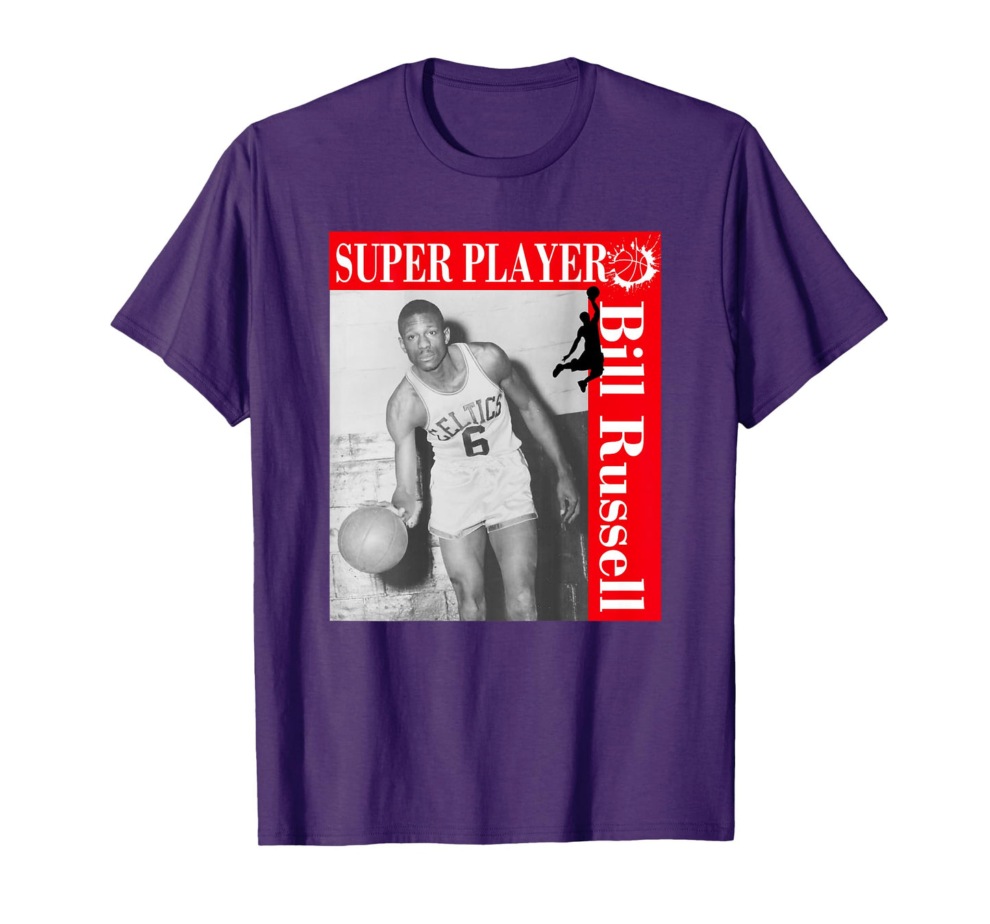 Bill Russell_011_Back Printed T-Shirt