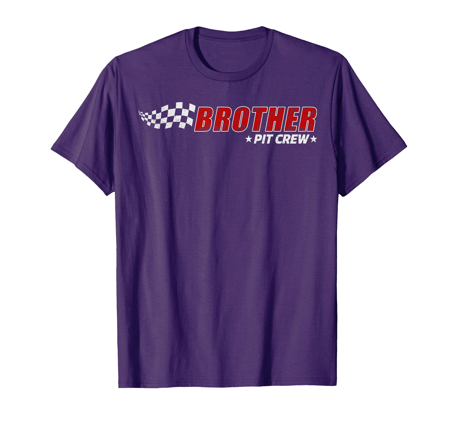 Brother Pit Crew Race Car Birthday Family Matching Pit Crew T-Shirt