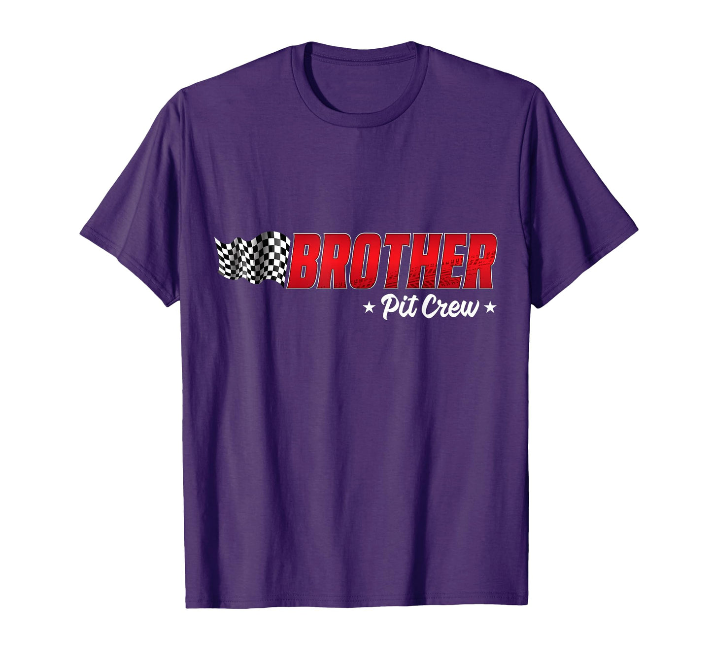 Brother Pit Crew Race Car Birthday Family Racing Boys T-Shirt