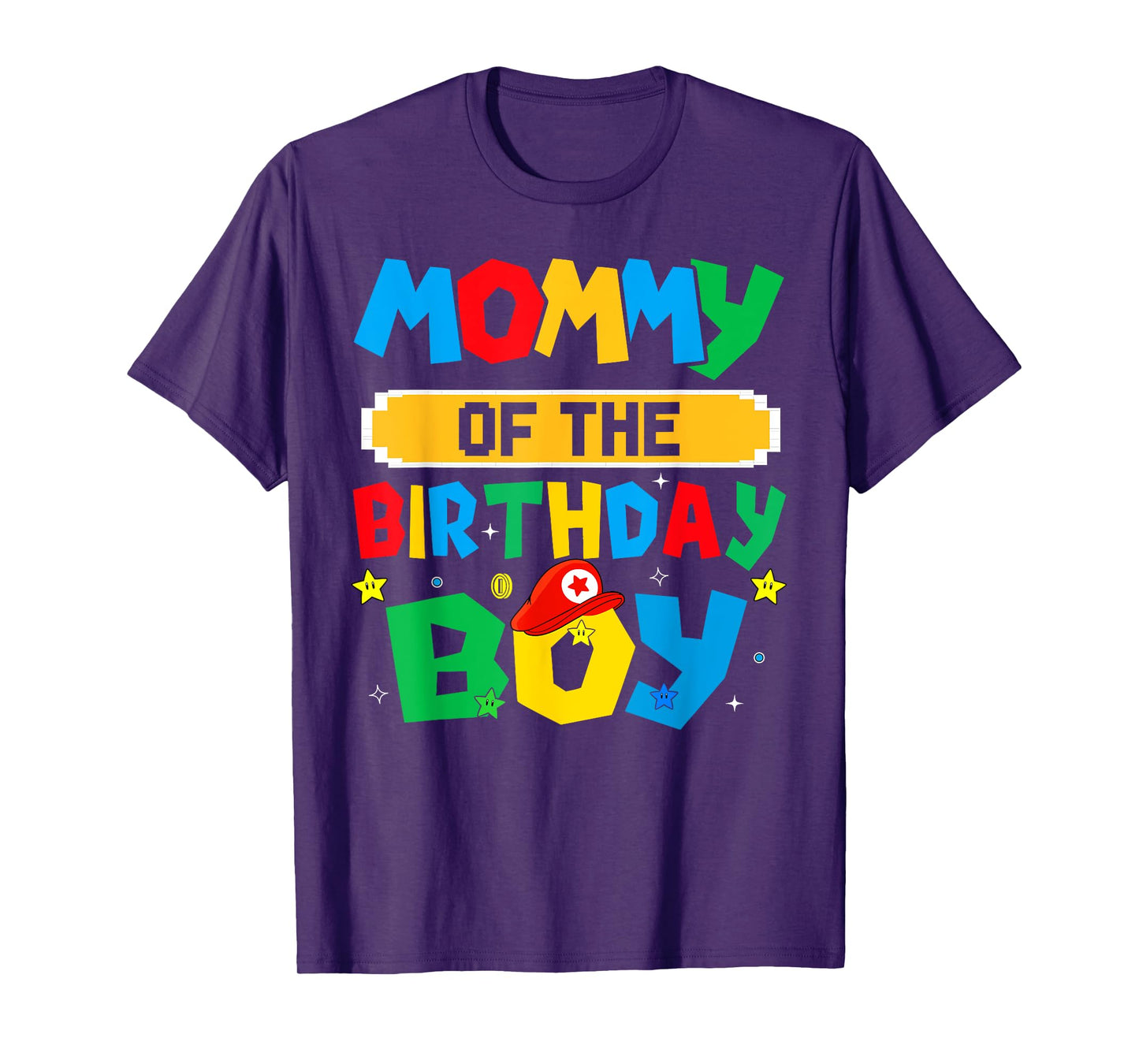 Mommy Of The Birthday Boy Game Video Gaming Matching Family T-Shirt