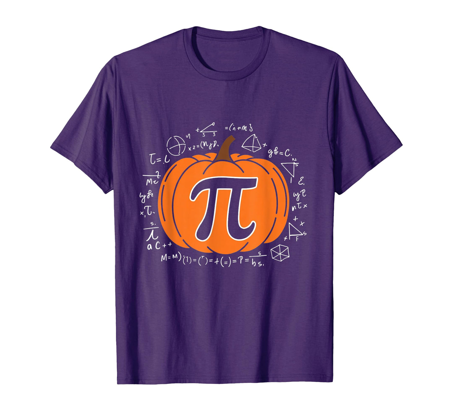 Pumpkin Pi Pie Math Teacher Funny Halloween Thanksgiving T-Shirt