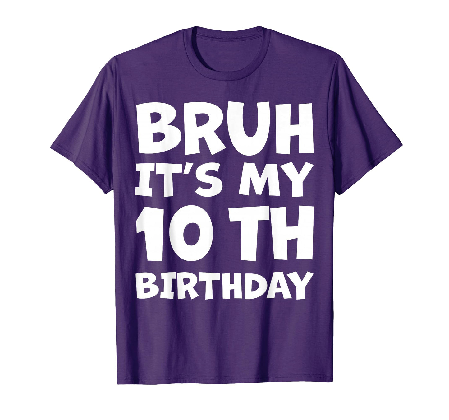 10 Year Old BDay Decorations Son Boy 10yr 10th Birthday T-Shirt