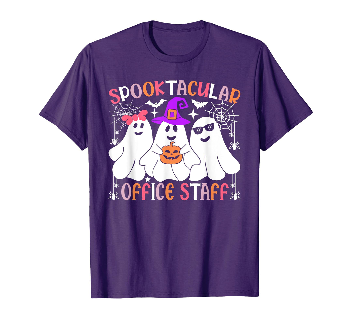 Spooktacular Office Staff Funny Halloween Costume T-Shirt