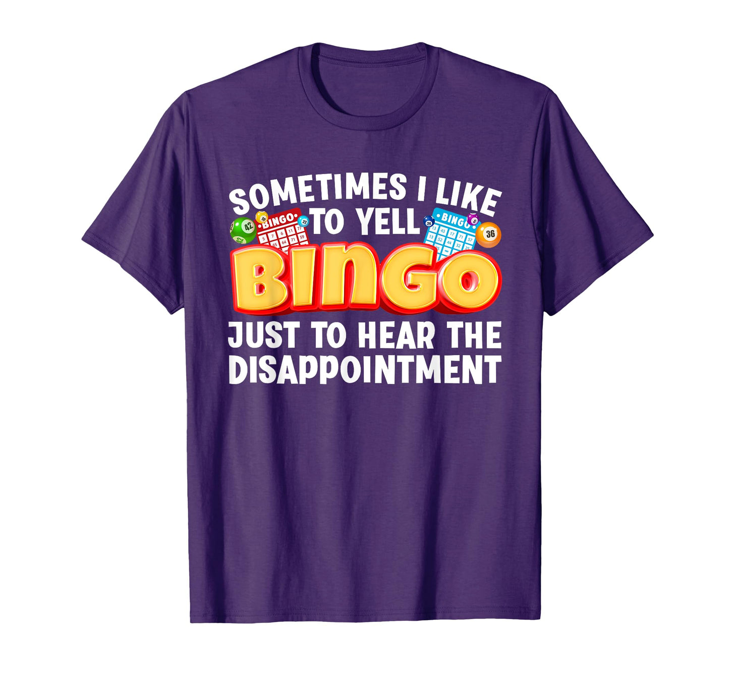 Cool Bingo Design For Men Women Bingo Gambling Bingo Player T-Shirt