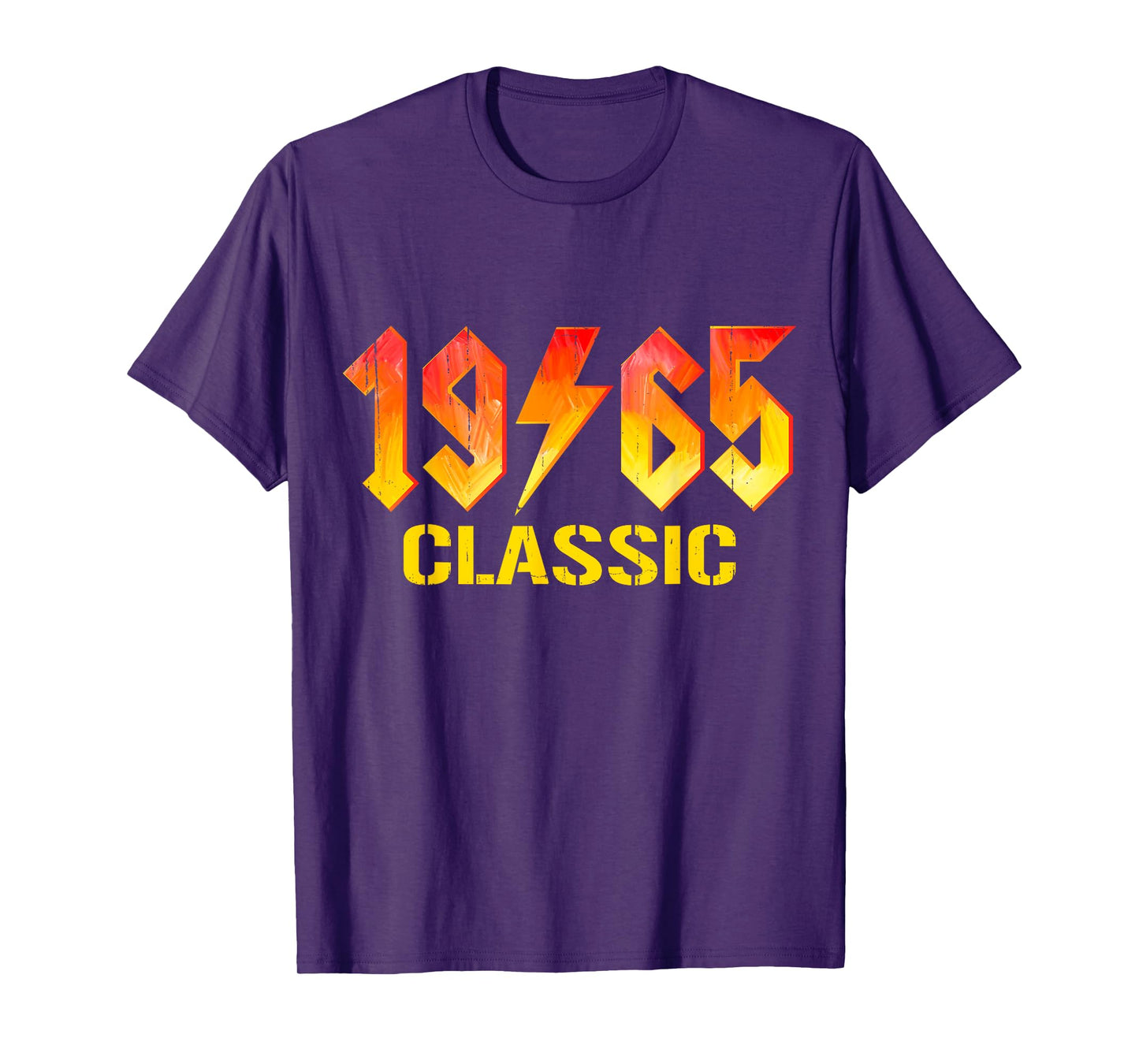 Classic 1965 Rock Birthday 60 Years Old Men 60th Birthday T-Shirt