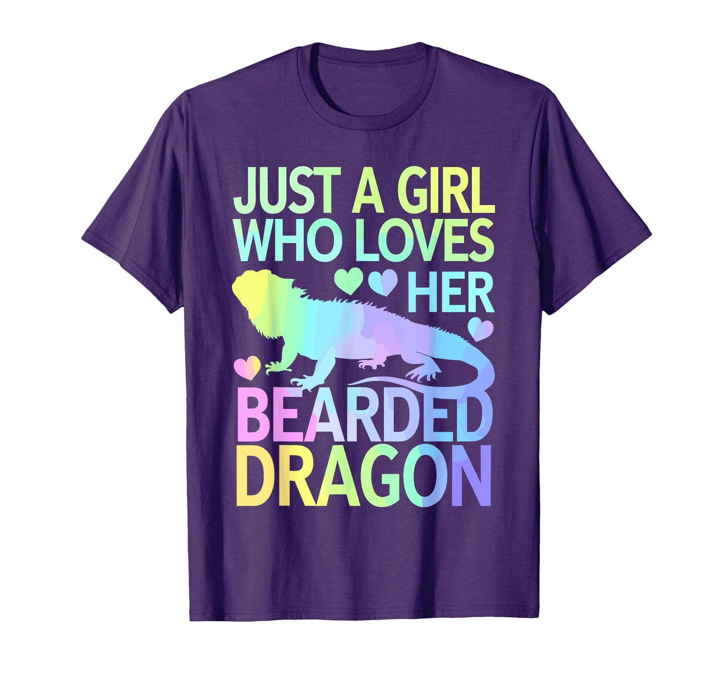 Cool Bearded Dragon Art For Women Girls Bearded Dragon Lover T-Shirt