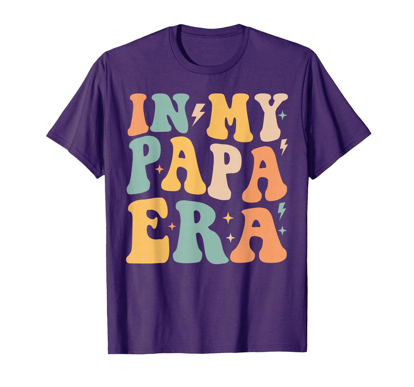 Retro Groovy In My Papa Era Father's Day T-Shirt