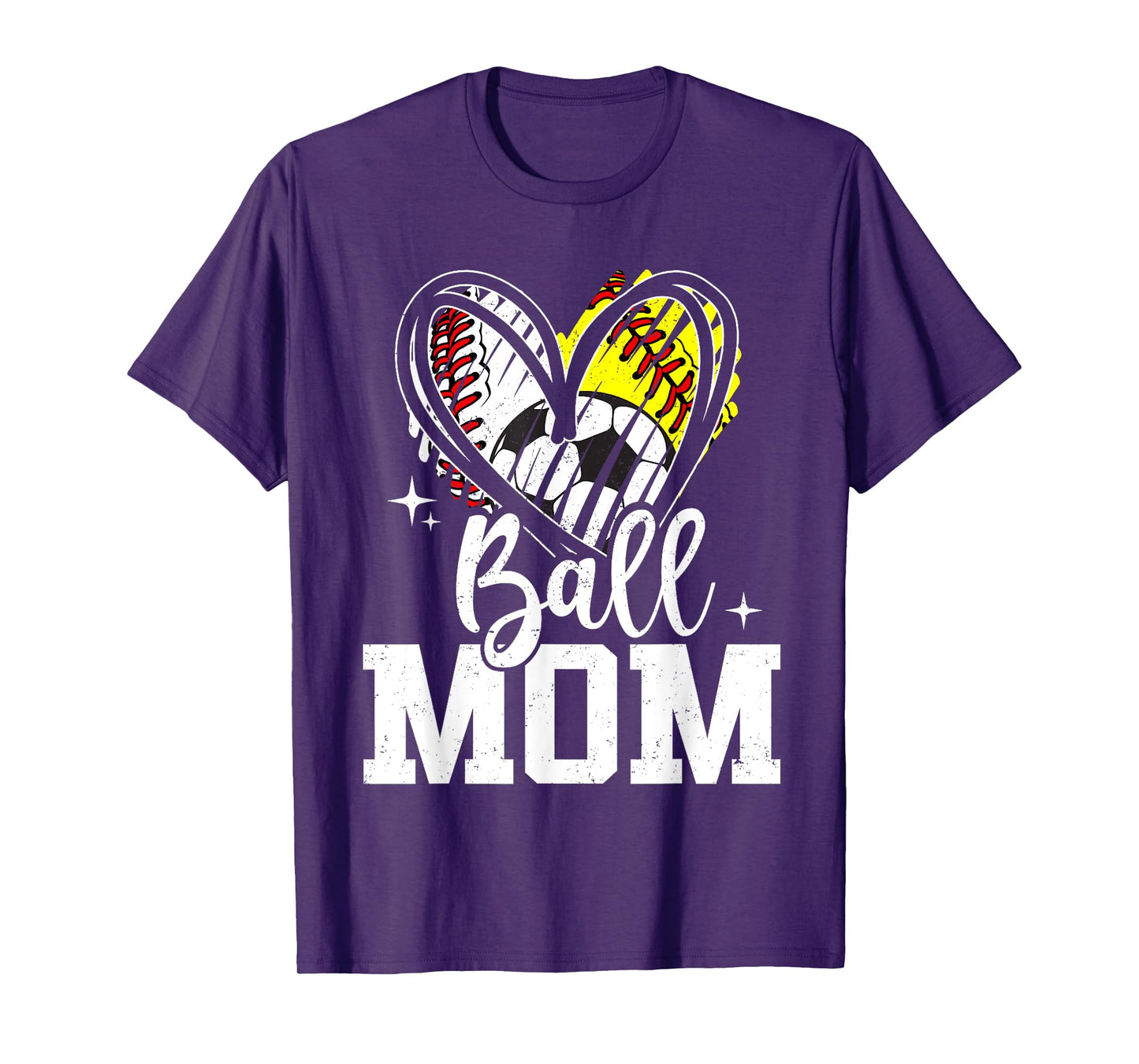 Ball Mom Baseball Softball Soccer Mom T-Shirt