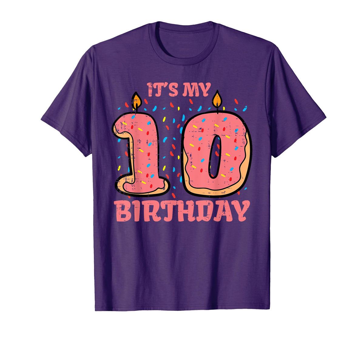 Its My 10th Birthday Cake 10 Years Old Bday Girls Boys Kids T-Shirt