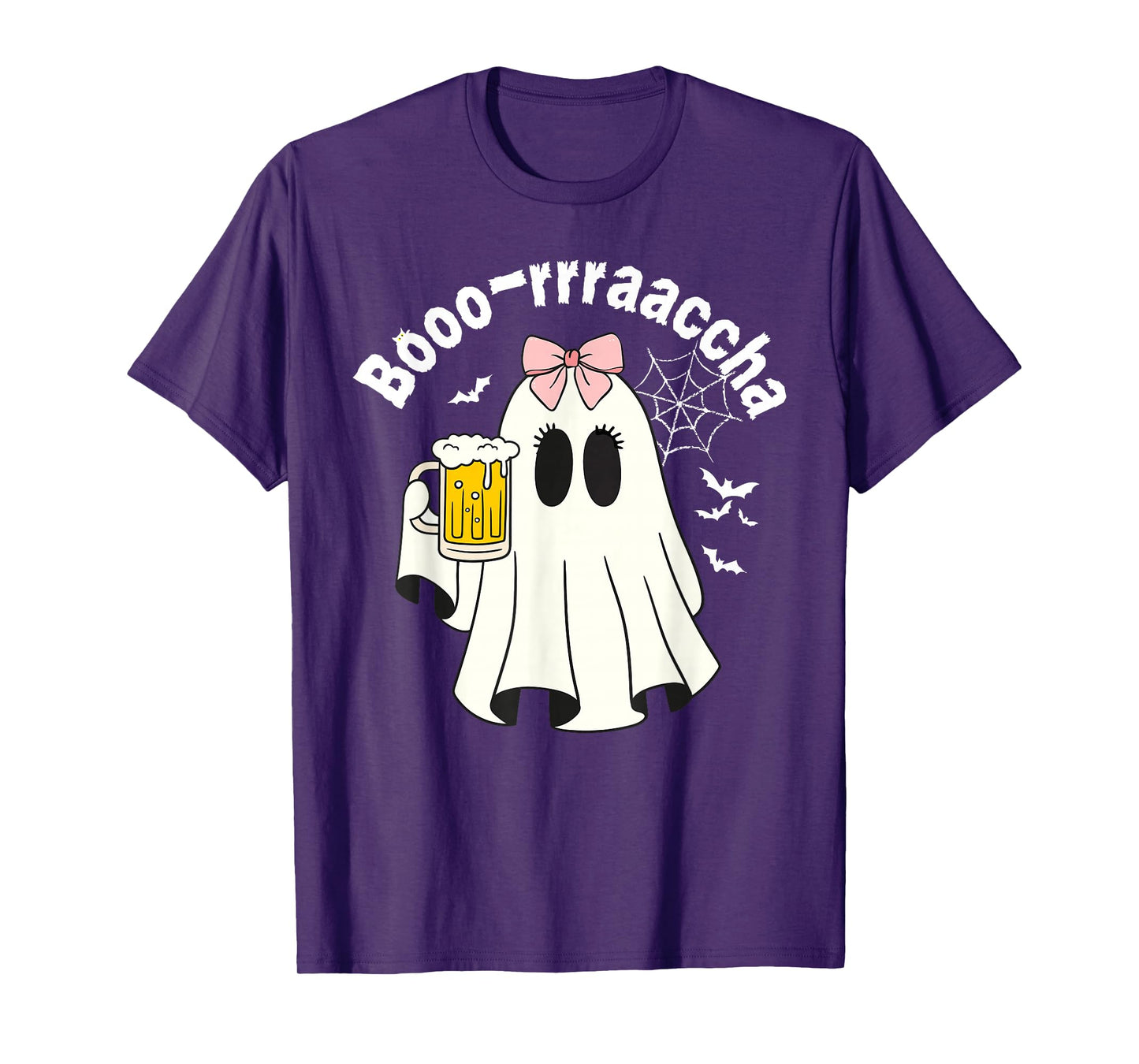 Booo-rrraaccha Funny Ghost Beer Halloween Spooky Season T-Shirt