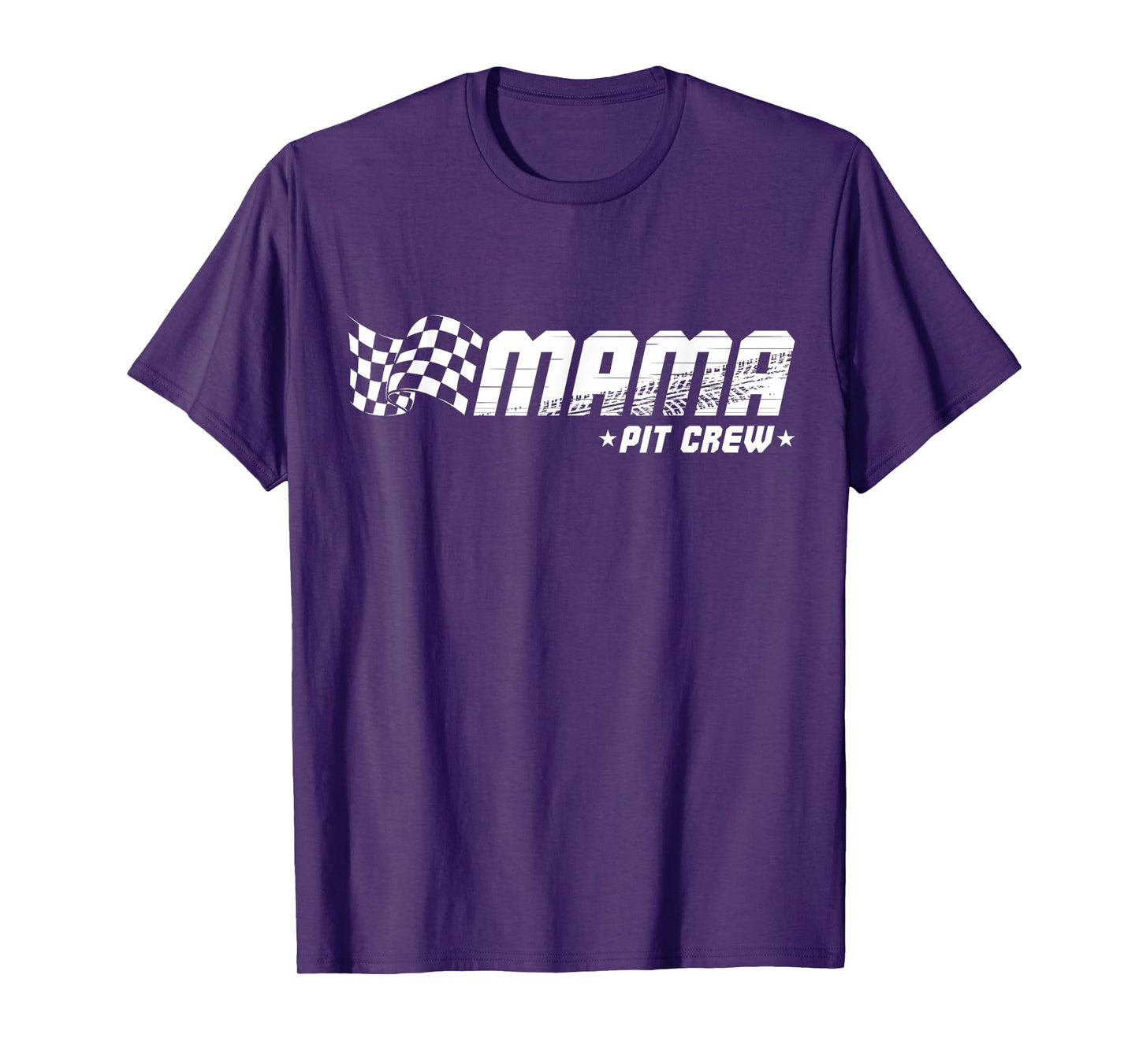 Mama Pit Crew Race Car Birthday Family Racing T-Shirt