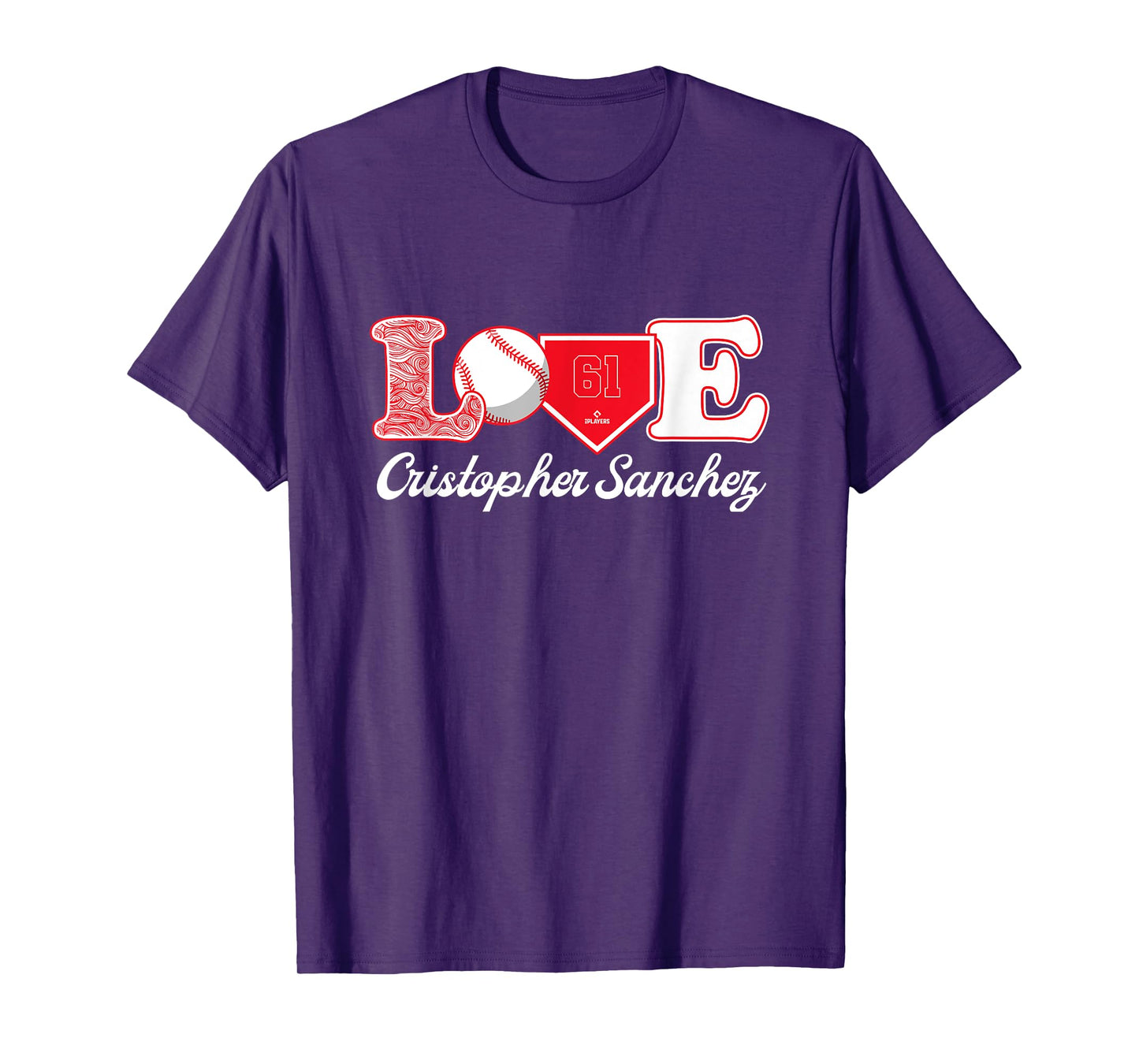 Love Cristopher Sanchez Philadelphia Baseball MLBPA T-Shirt