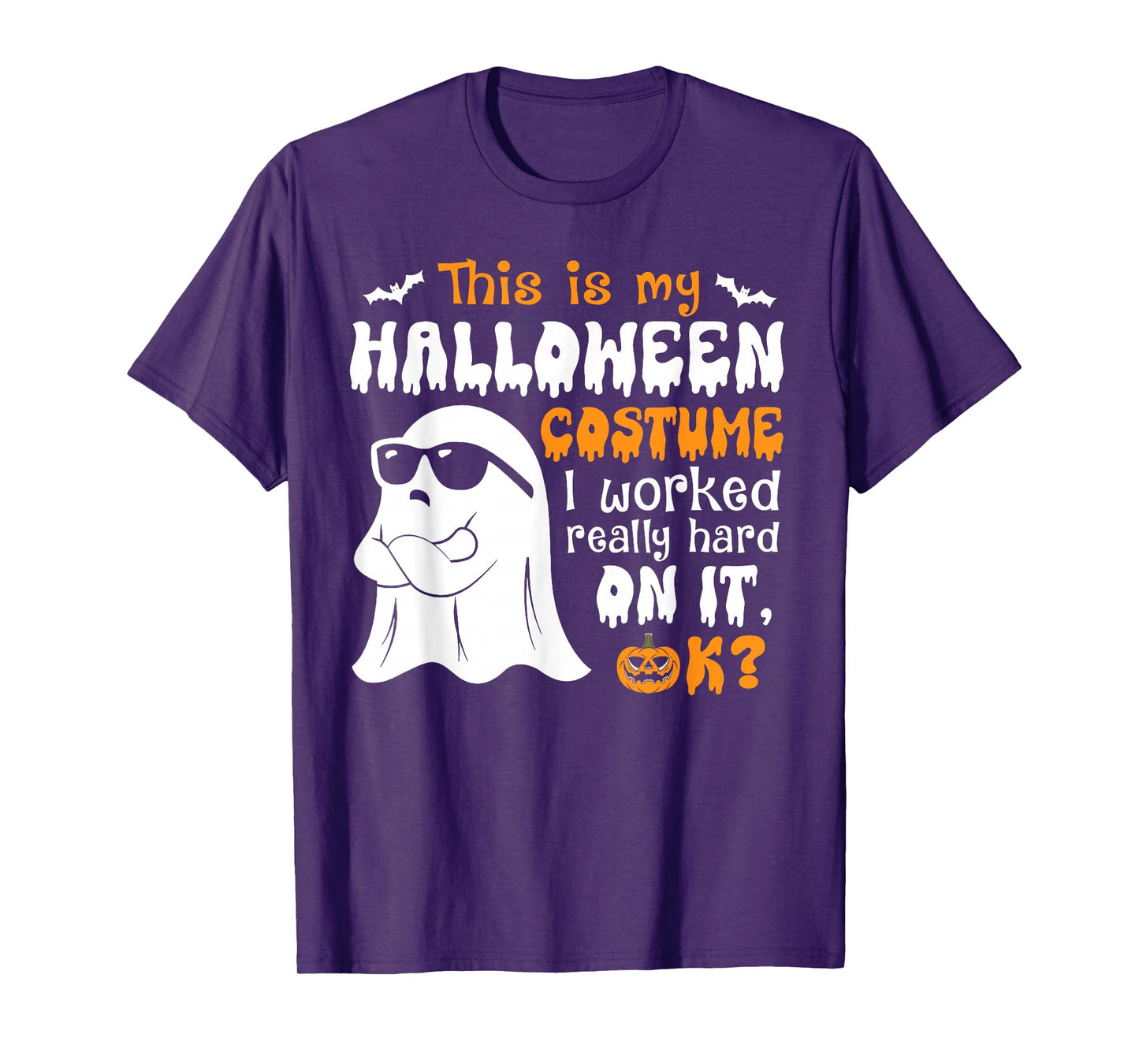 Funny Easy This is My Halloween Costume DIY Last Minute T-Shirt