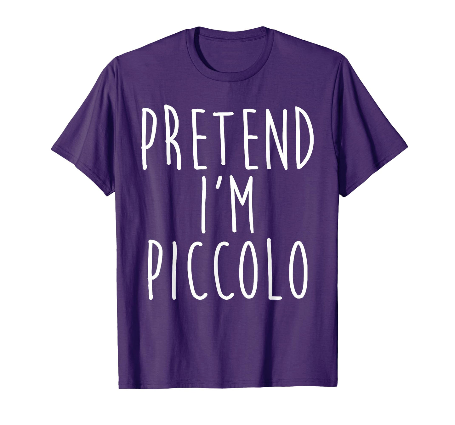 Pretend I'm Piccolo Family Lazy Easy Costume Halloween Party T-Shirt
