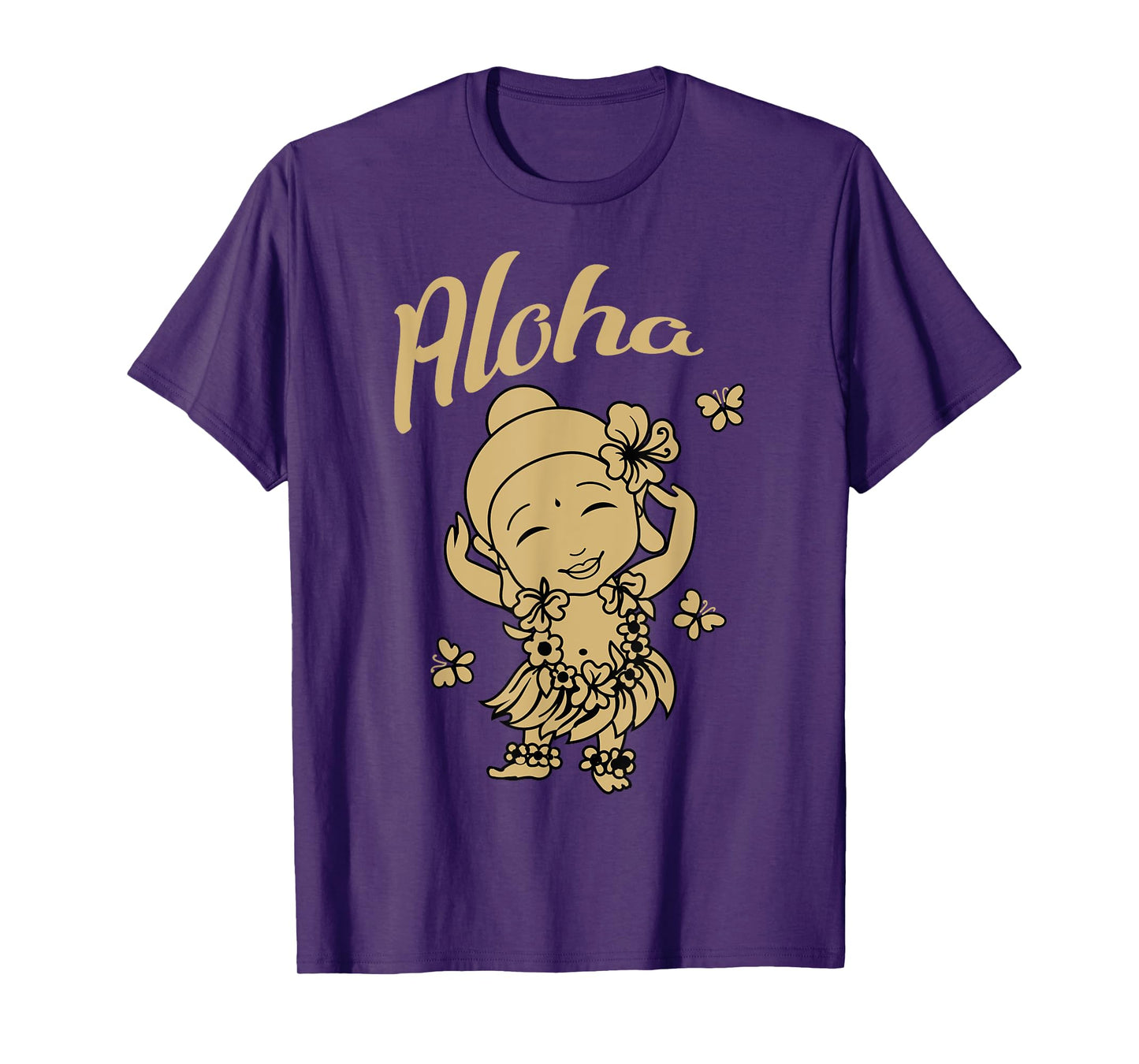 Aloha Buddha Funny Hawaiian Buddhist Yoga Meditation T-shirt