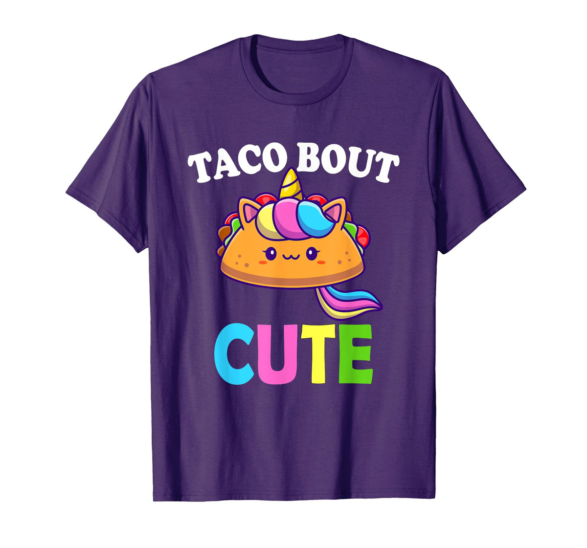 Funny Taco Lover TACO BOUT CUTE Girl Boy Kids Toddlers T-Shirt