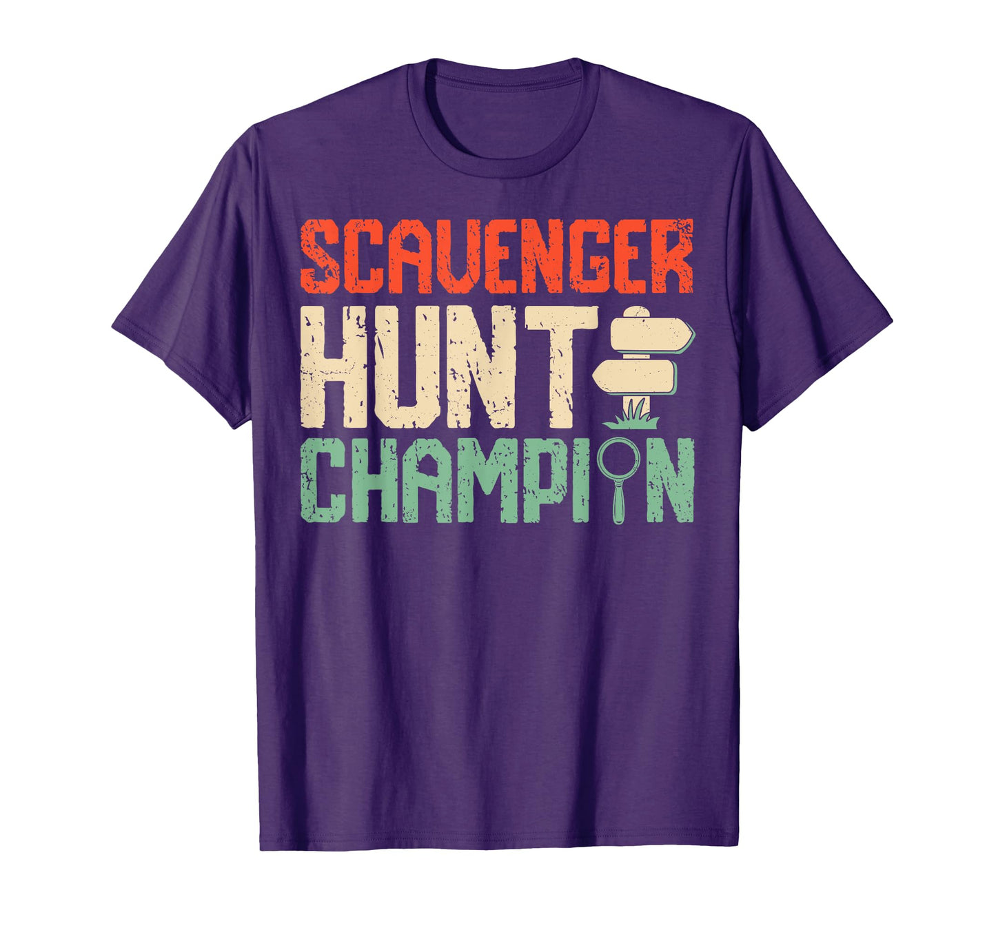 Scavenger Hunt Champion Fun Design T-Shirt