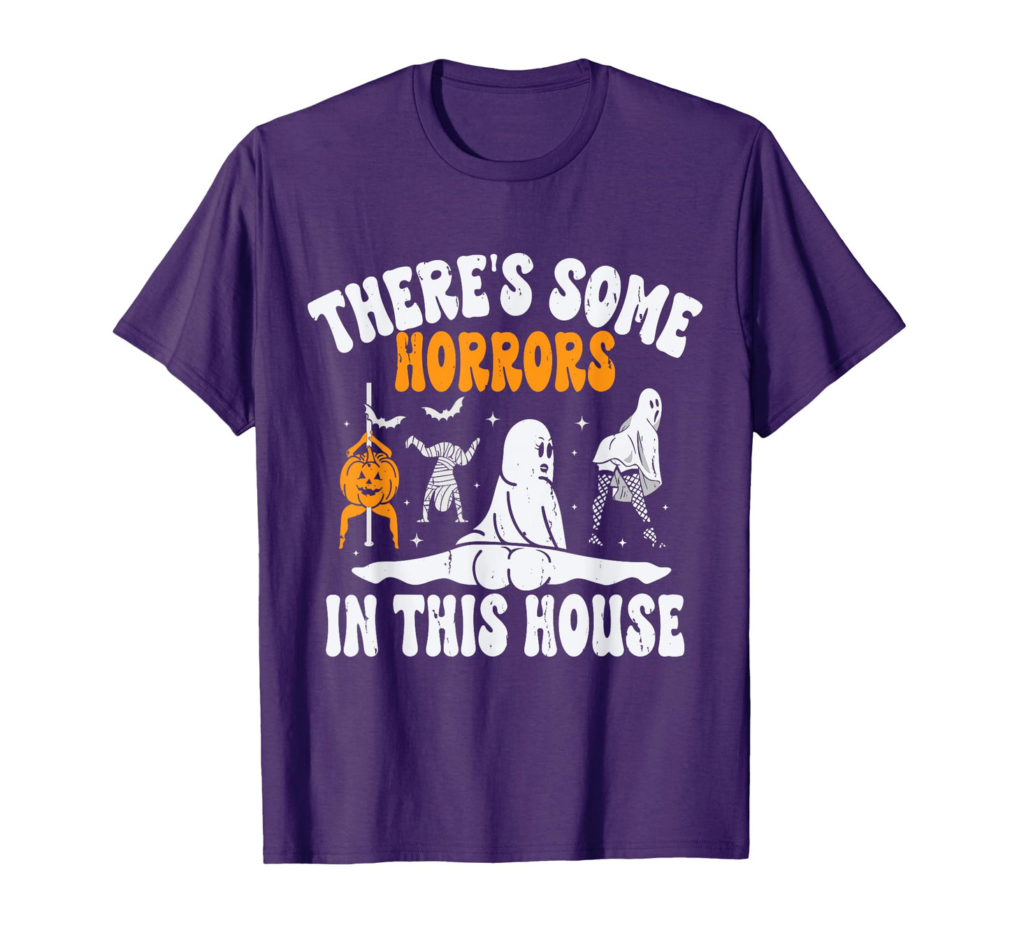 There's Some Horrors In This House Ghost Halloween T-Shirt