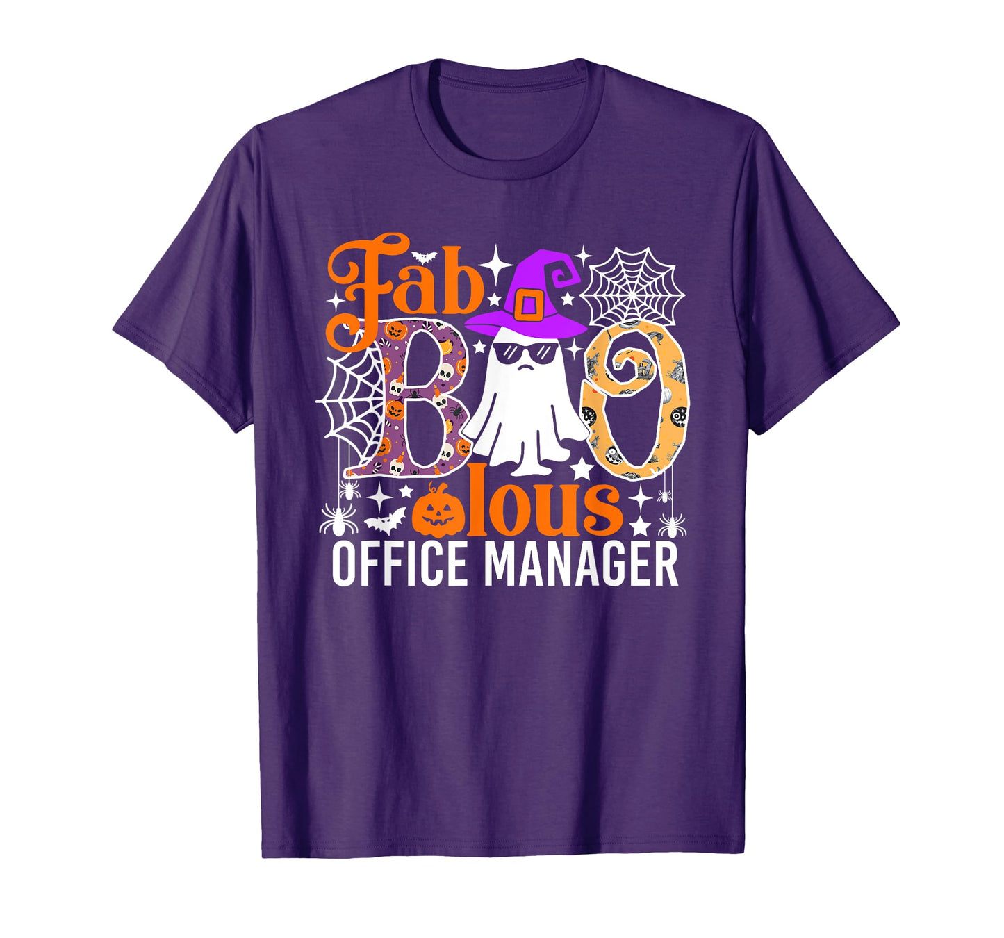Fab Boo Lous Office Manager Funny Halloween Costume T-Shirt