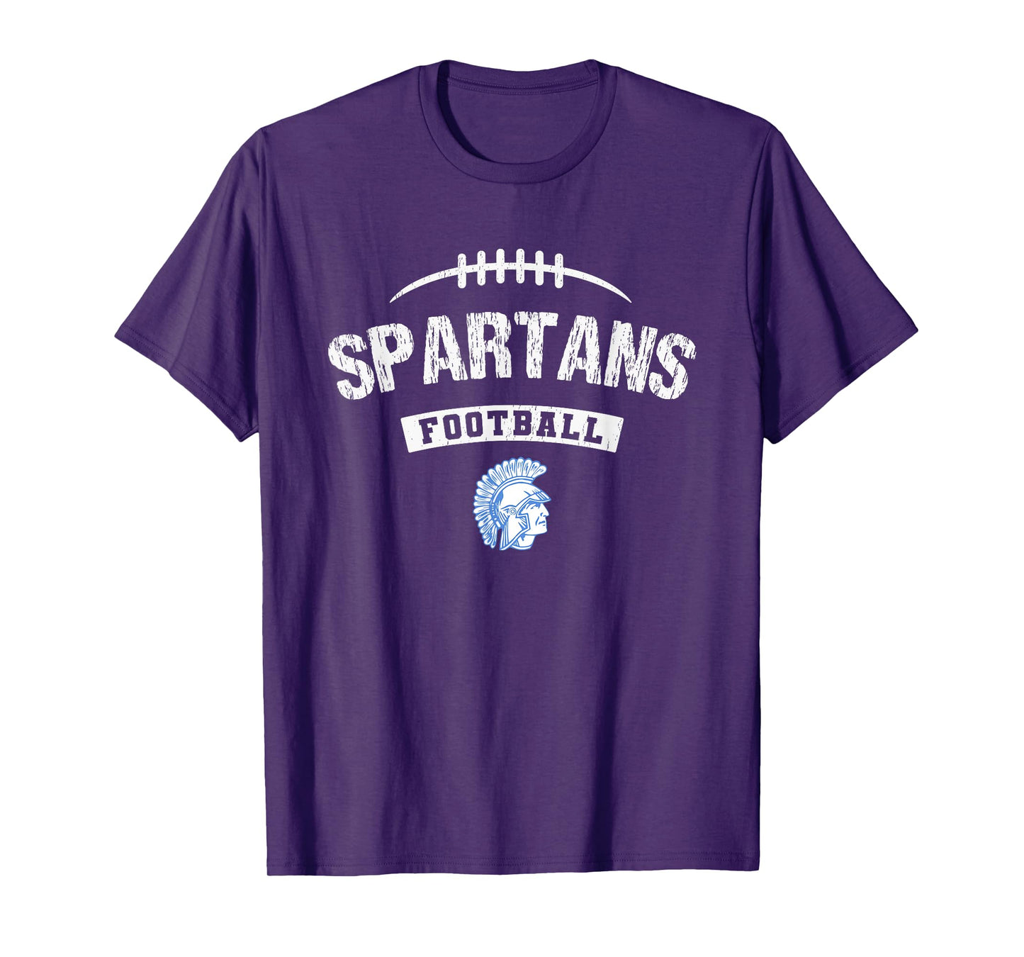 Lake Forest Spartans Logo Football Distressed HS T-Shirt
