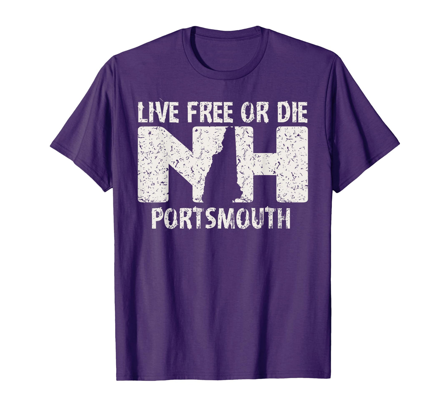 Portsmouth, NH Live Free or Die T-Shirt