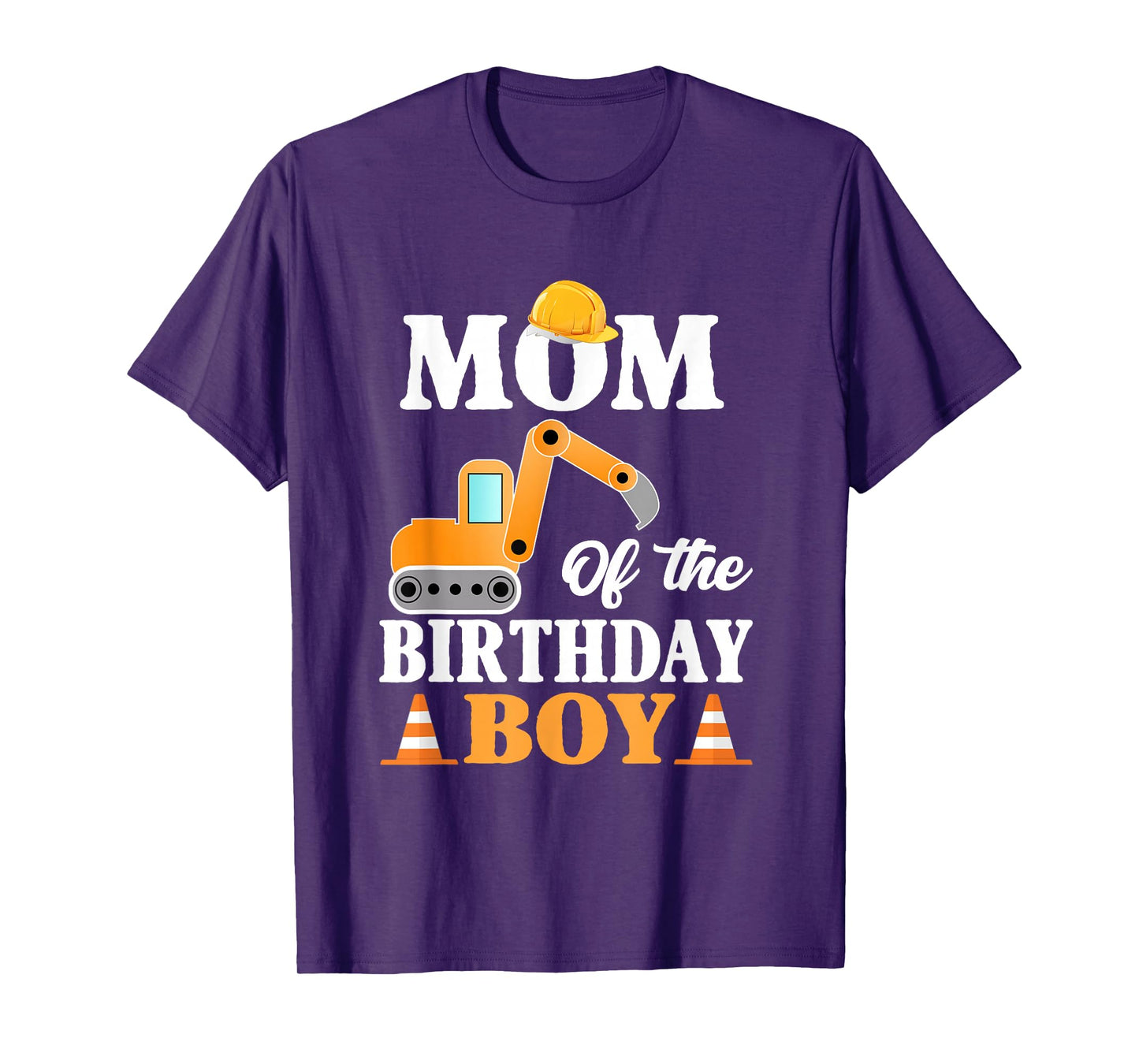 Mom of the birthday boy Construction Boy's Birthday Party T-Shirt