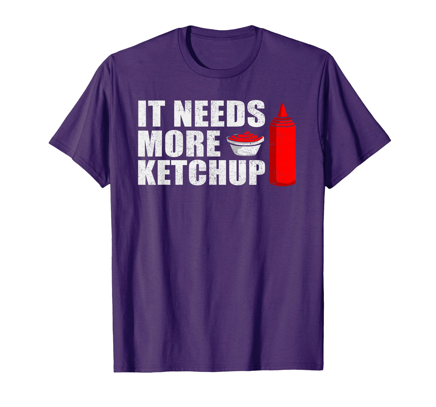 Funny Ketchup Art for Men Women Youth Tomato Ketchup Lover T-Shirt