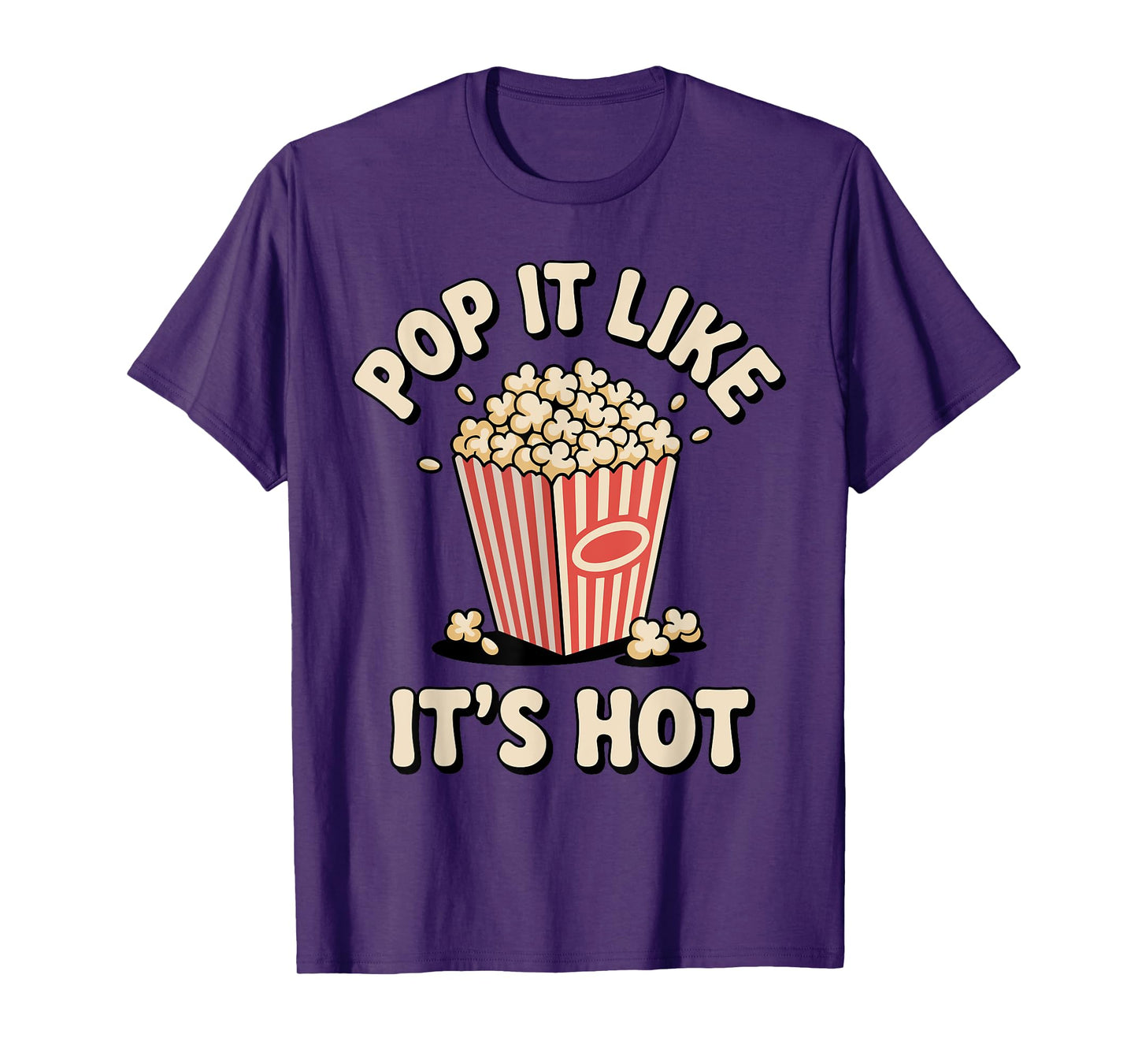 Funny Popcorn Costume for Men Women Popcorn Lover Pop Corn T-Shirt