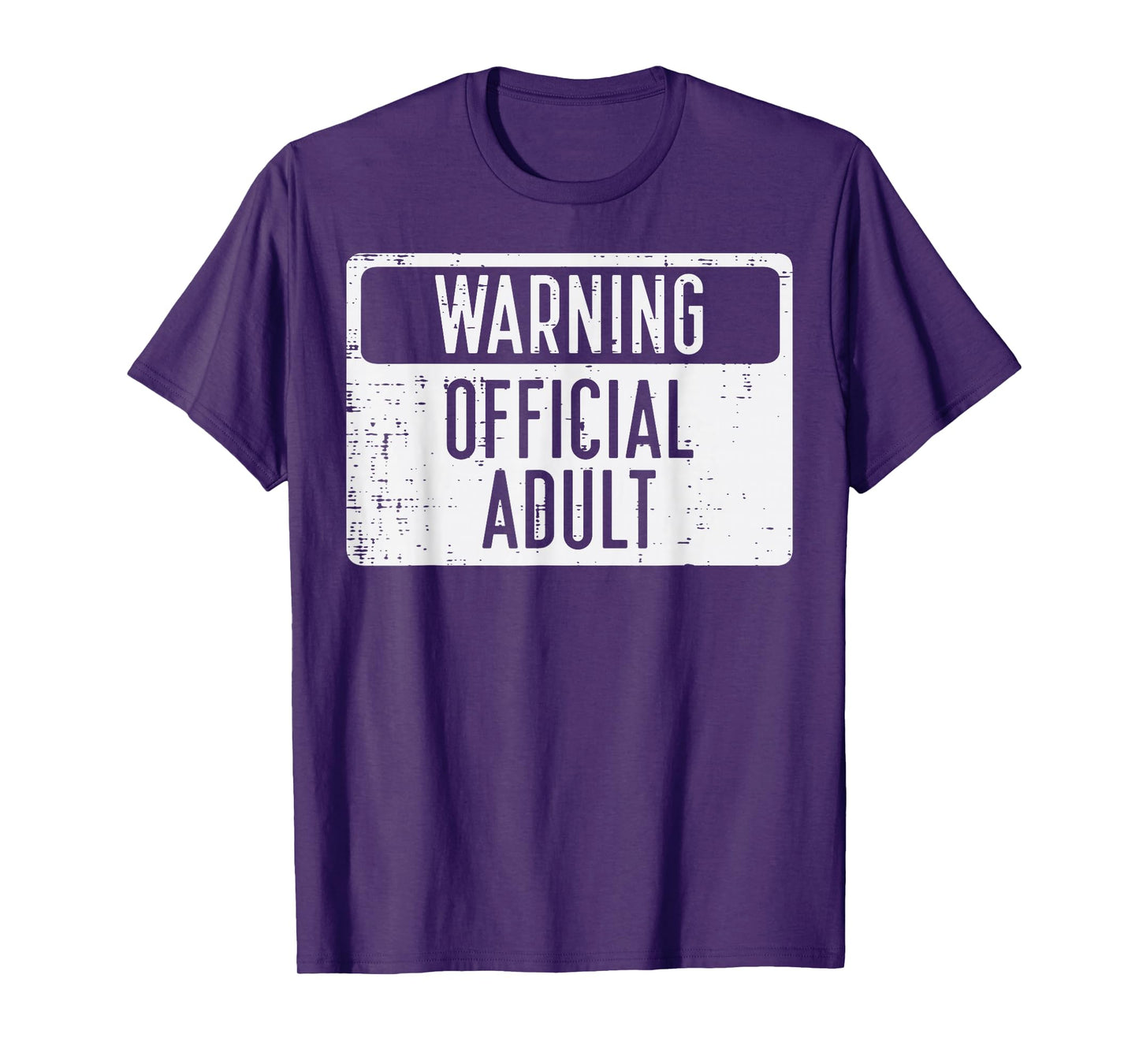 18th Birthday Warning Official Adult 18 Years Old Women Men T-Shirt