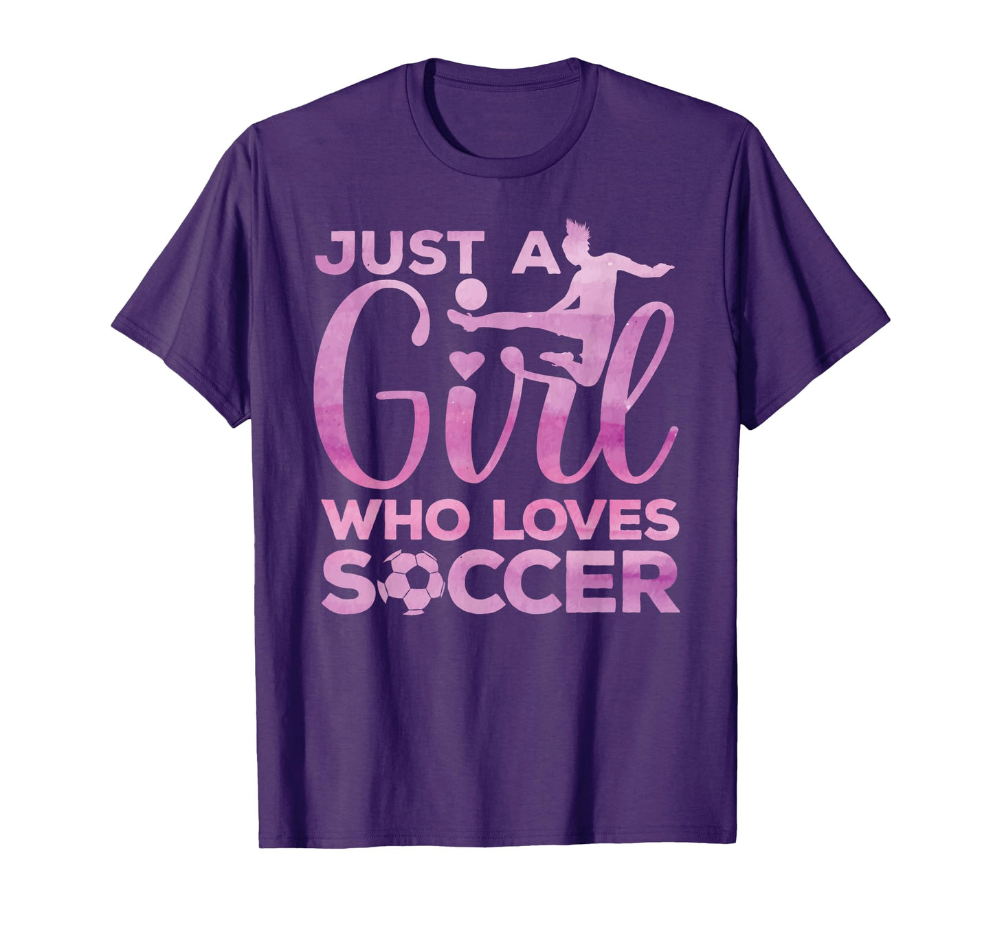Soccer Girl Art For Girls Kids Toddler Women Soccer Player T-Shirt