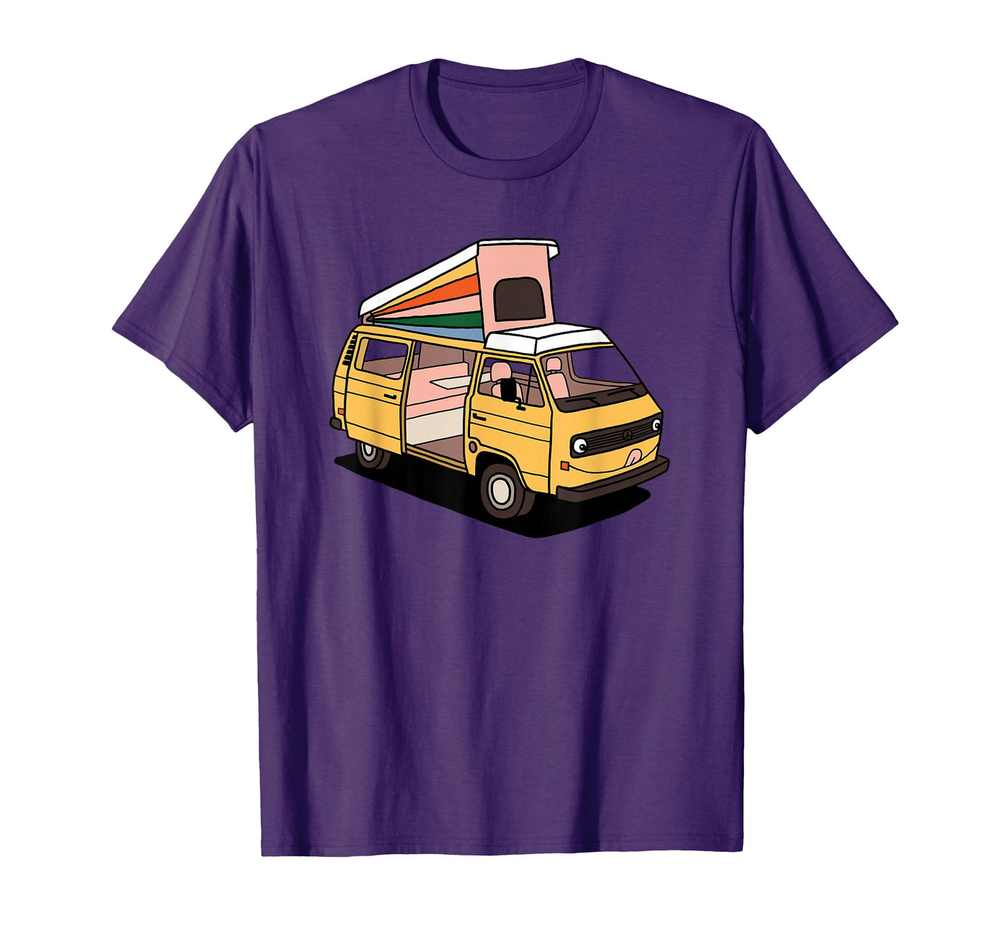 Threadless Katdog Design Smiley Vw Westfalia Vanagon Graphic T-Shirt