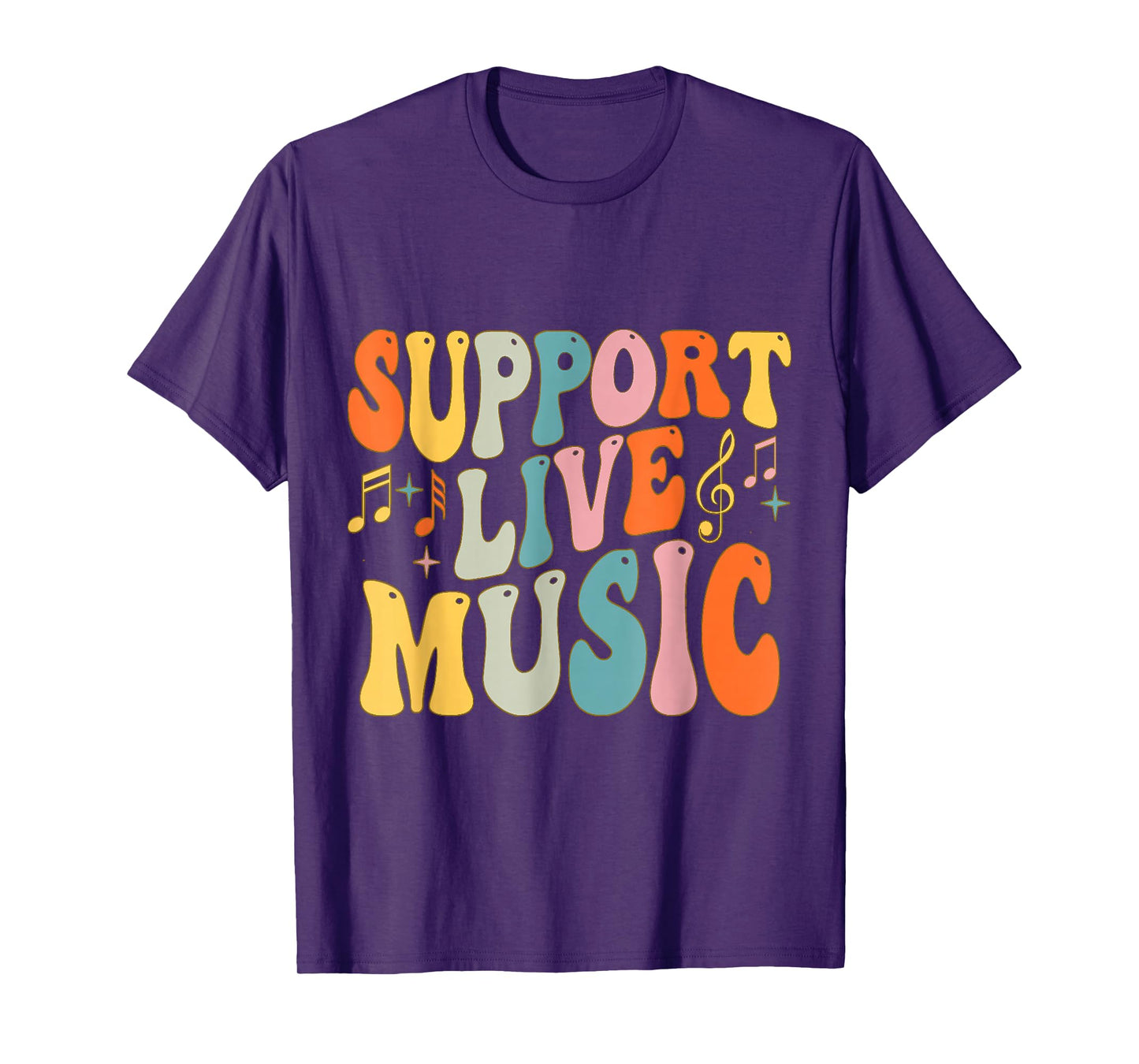 Support Live Music musician artist Music Lovers Men Women T-Shirt