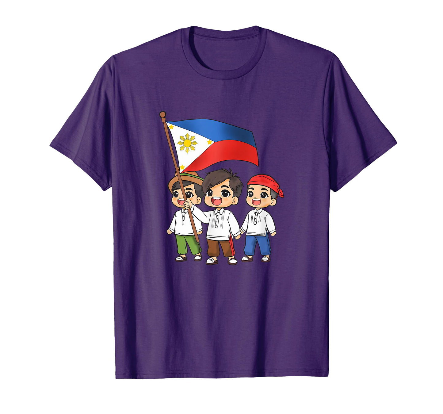 Philippines Pilipinas Proud Filipino Boy Pinoy Flag Boys T-Shirt