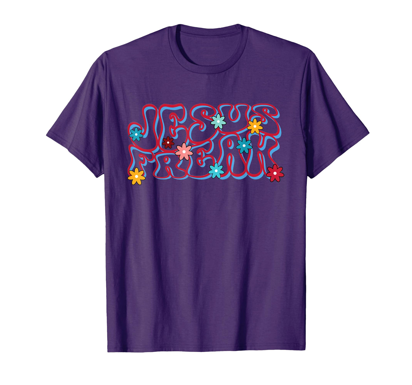 Vintage 70's Retro Jesus Freak Christian Bible Verse T-Shirt