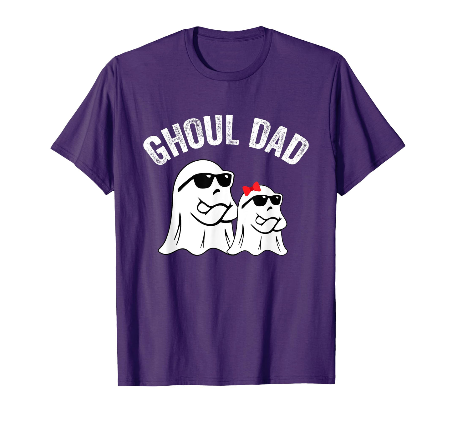 Ghoul Dad Funny Halloween Daddy Ghost Vintage T-Shirt