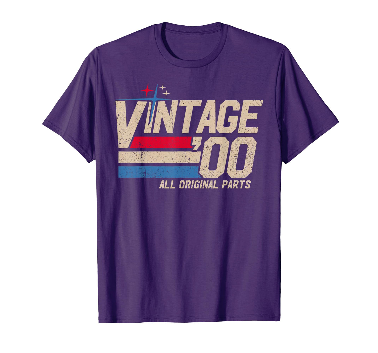 Vintage '00 Retro 25th Birthday for Men Dad USA Since 2000 T-Shirt