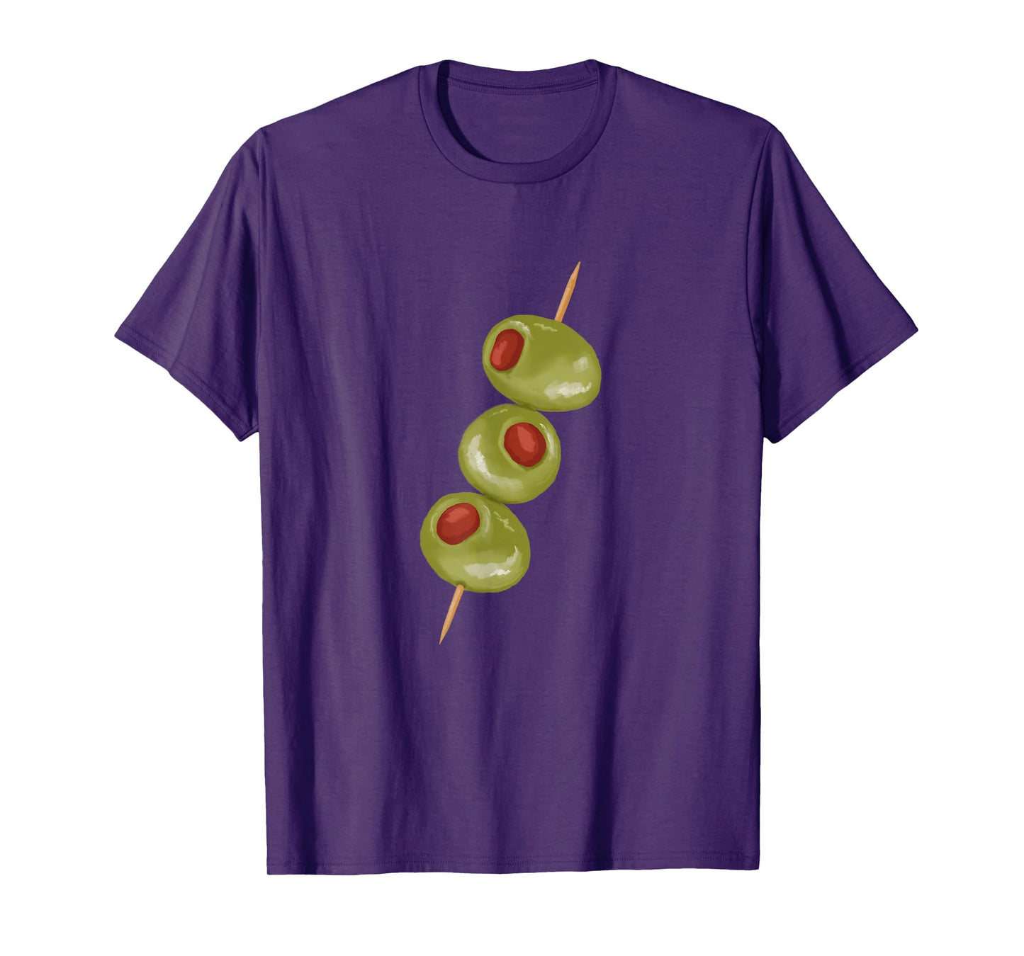 Olives on a toothpick, martini cocktail ready T-Shirt