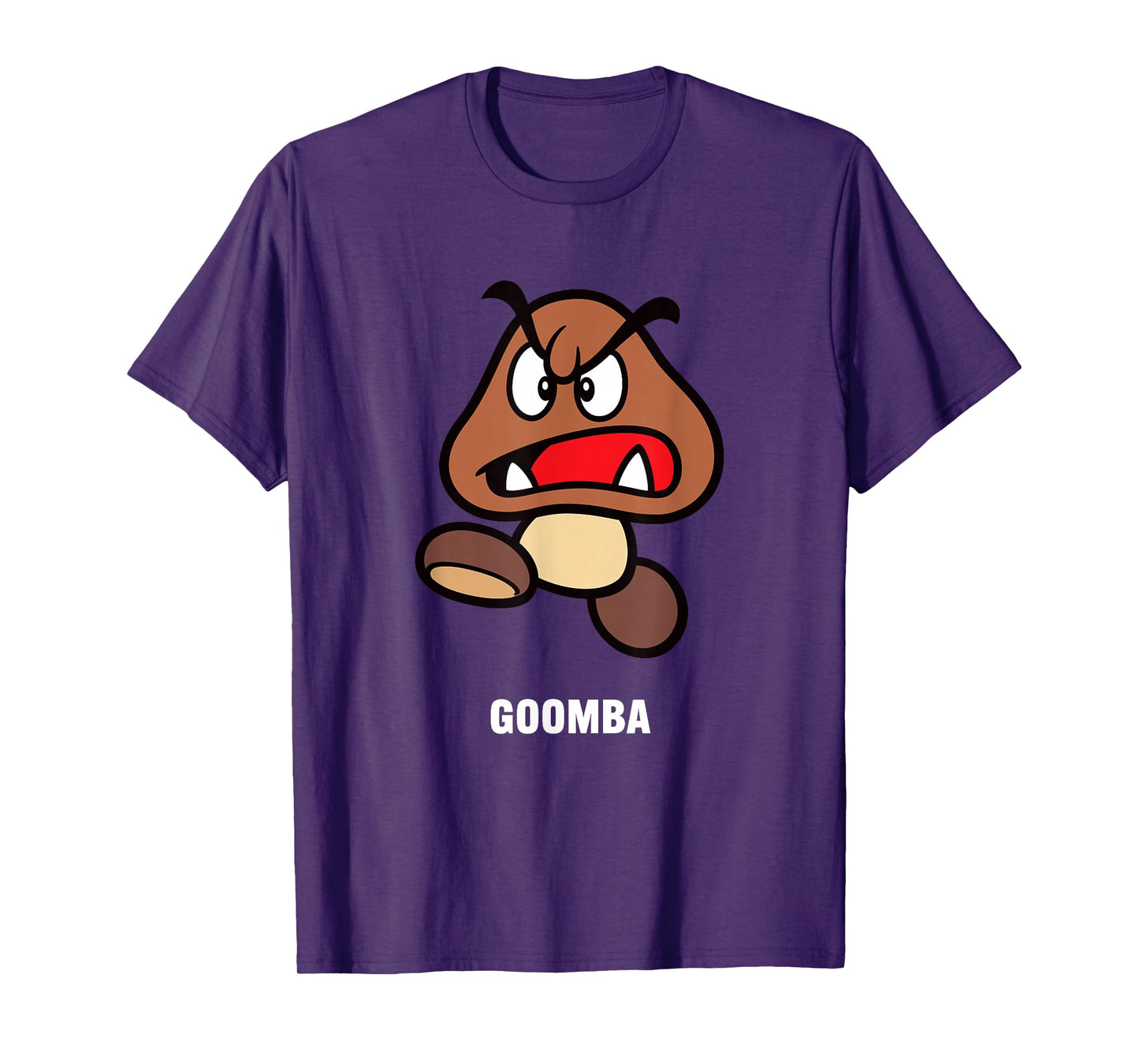 Super Mario Bros Goomba Run Center Icon T-Shirt