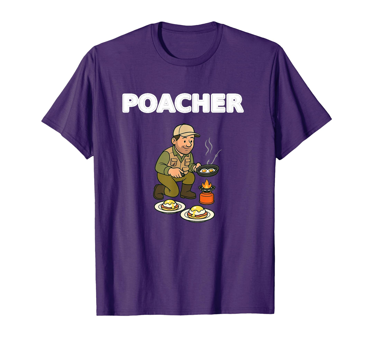 Poacher Fishing Tee Fishing Gift Hunting Gift Funny Fishing T-Shirt