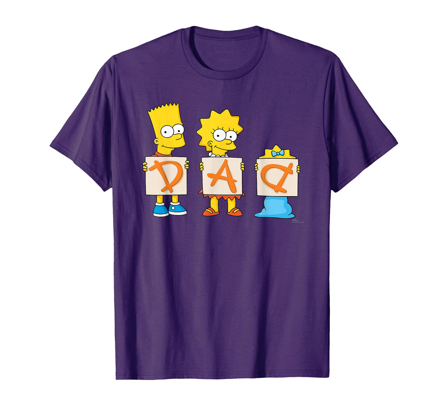 The Simpsons Father's Day Bart Lisa Maggie Dad Birthday Gift T-Shirt
