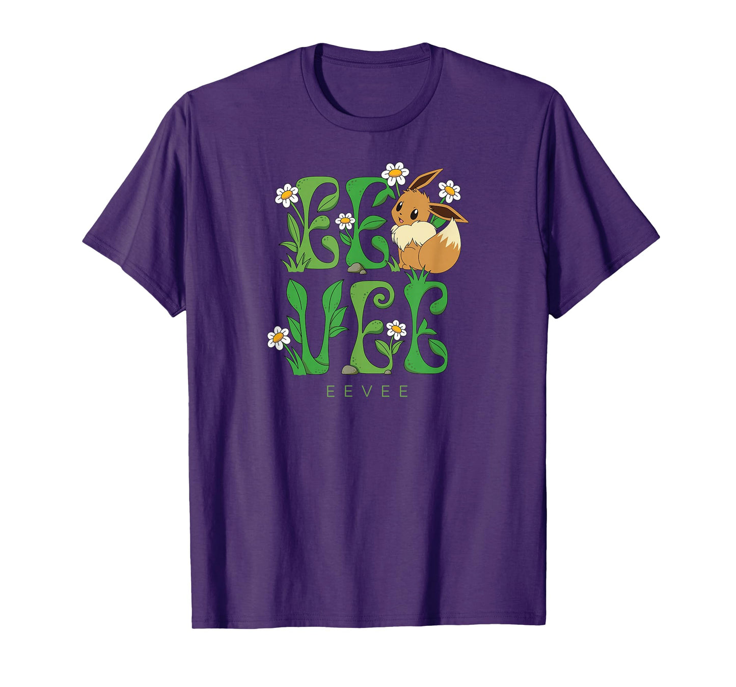 Pokémon - Eevee Floral First Generation Normal Type T-Shirt