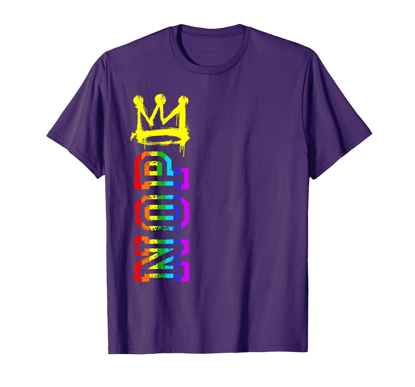 No Kings Protest Sign Vertical LGBT Pride Shirt Men Women T-Shirt
