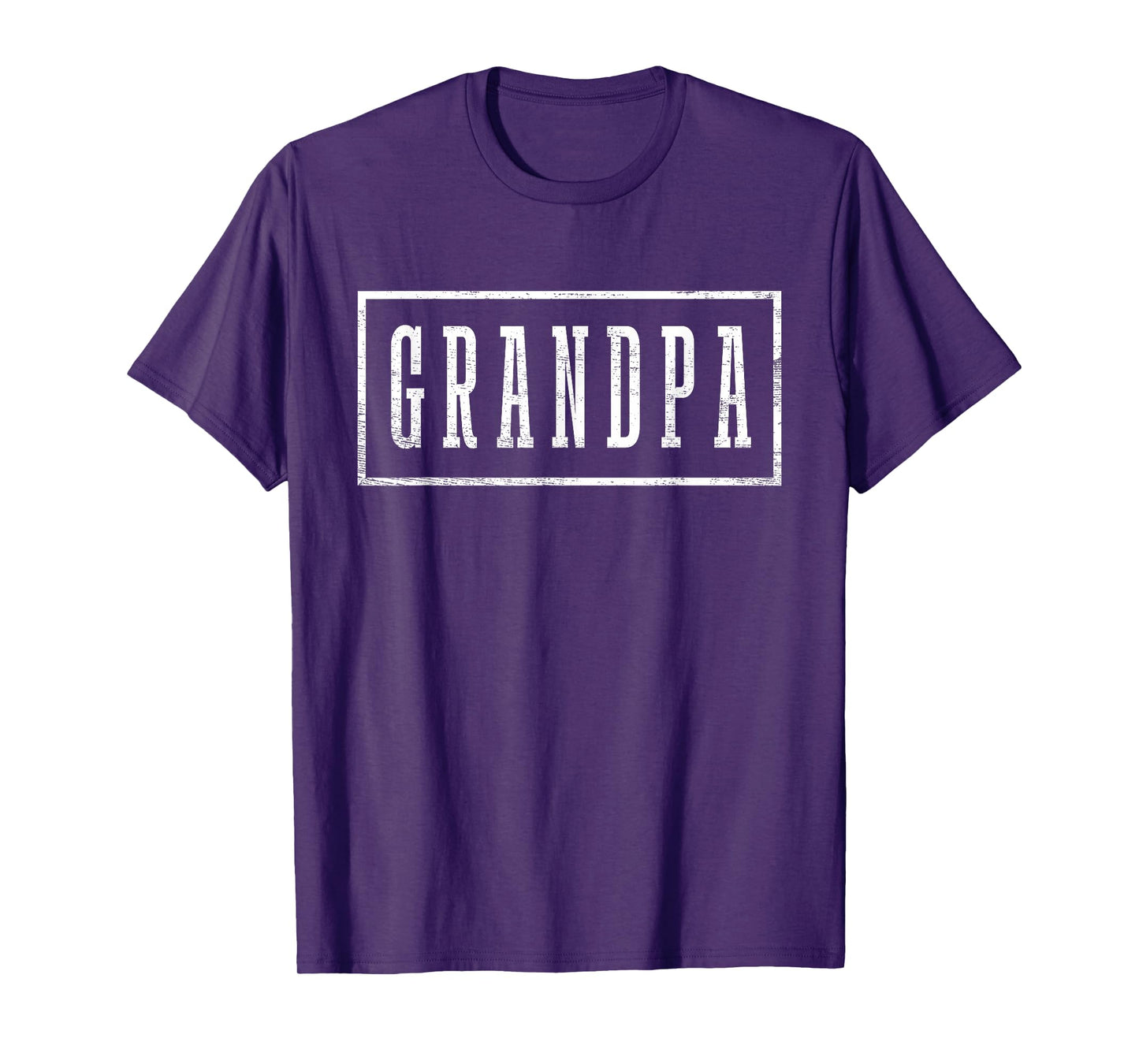 Grandpa - Sleek Framed Design Father's Day Grandpa T-Shirt