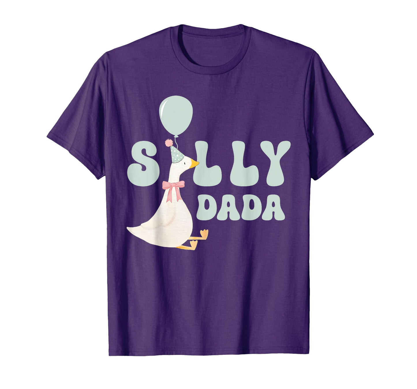 Silly Dada Silly Goose Dad Birthday Family Matching Party T-Shirt