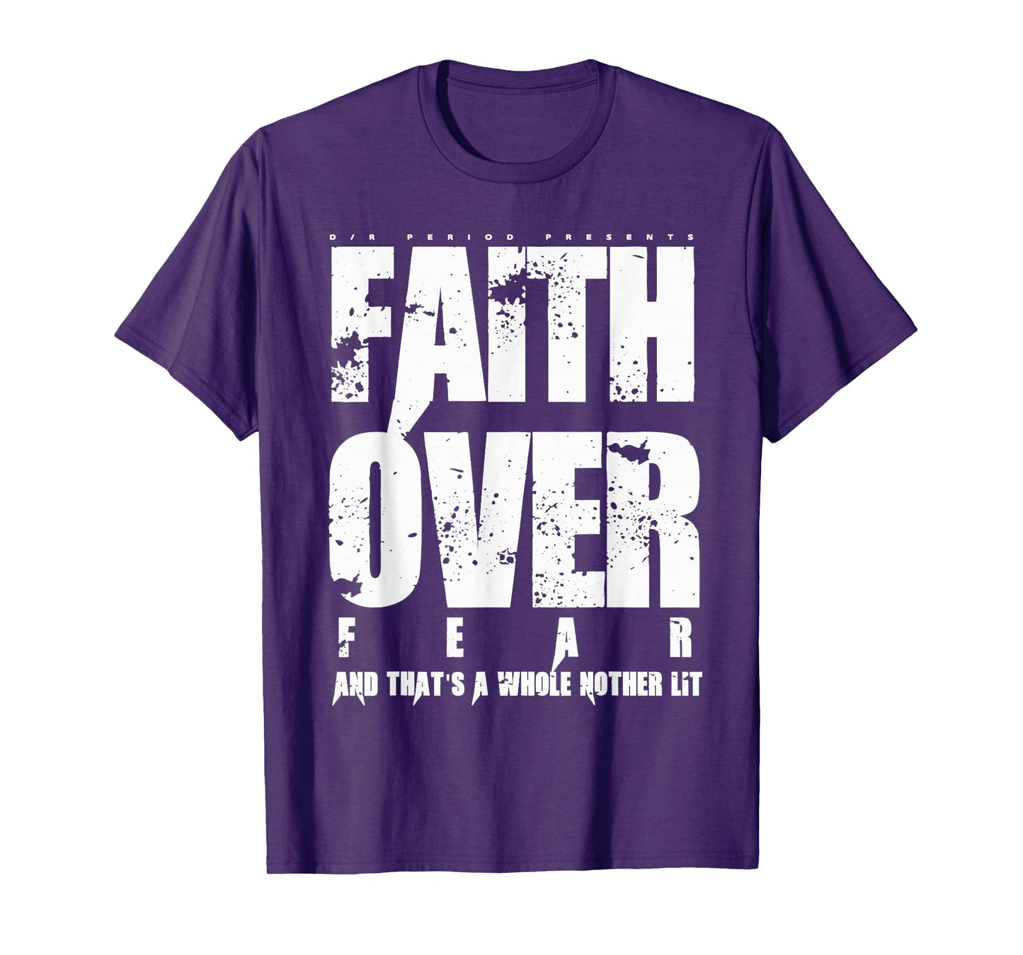 Retro Faith Over Fear Classic Vintage Jesus Christian T-Shirt